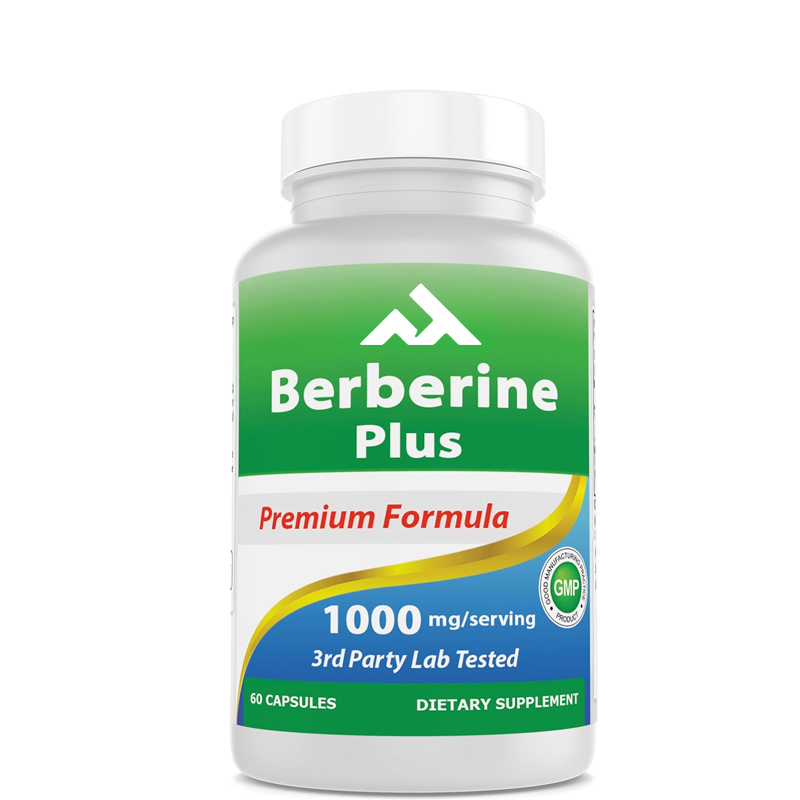 Berberine Hcl Capsule - Berberine Plus - Contains 1000 Milligrams