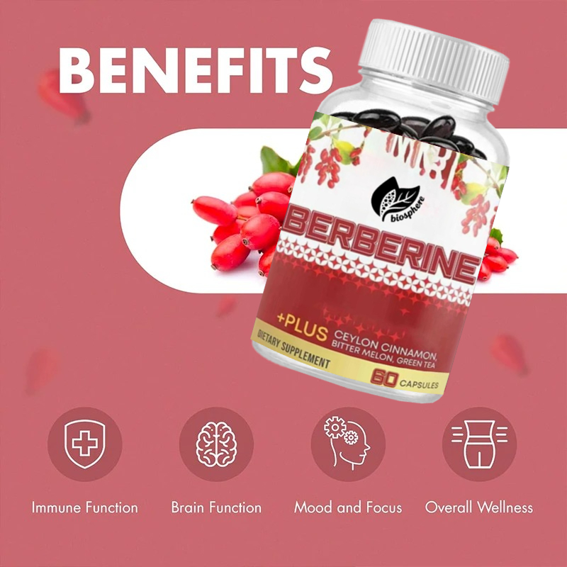 Berberine HCL 1200mg, Containi - Berberine Hcl Capsule avaliação e preço