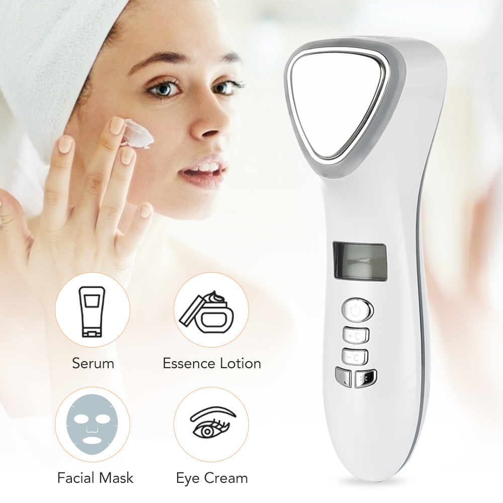 Hot and Cold Face Massager LED - Lifted Nutrition & Fitness Reviews avaliação e preço