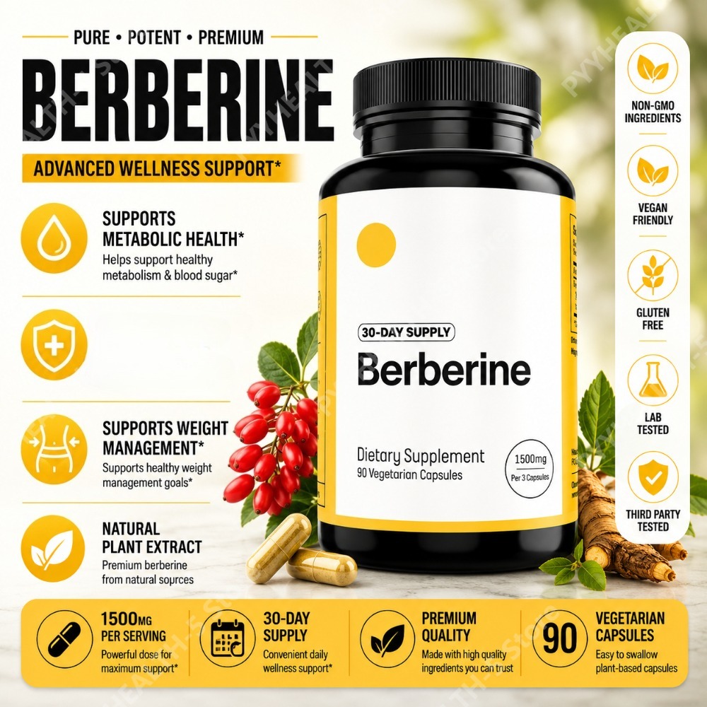 Berberine HCl Supplement 500mg - Berberine Hcl Capsule avaliação e preço