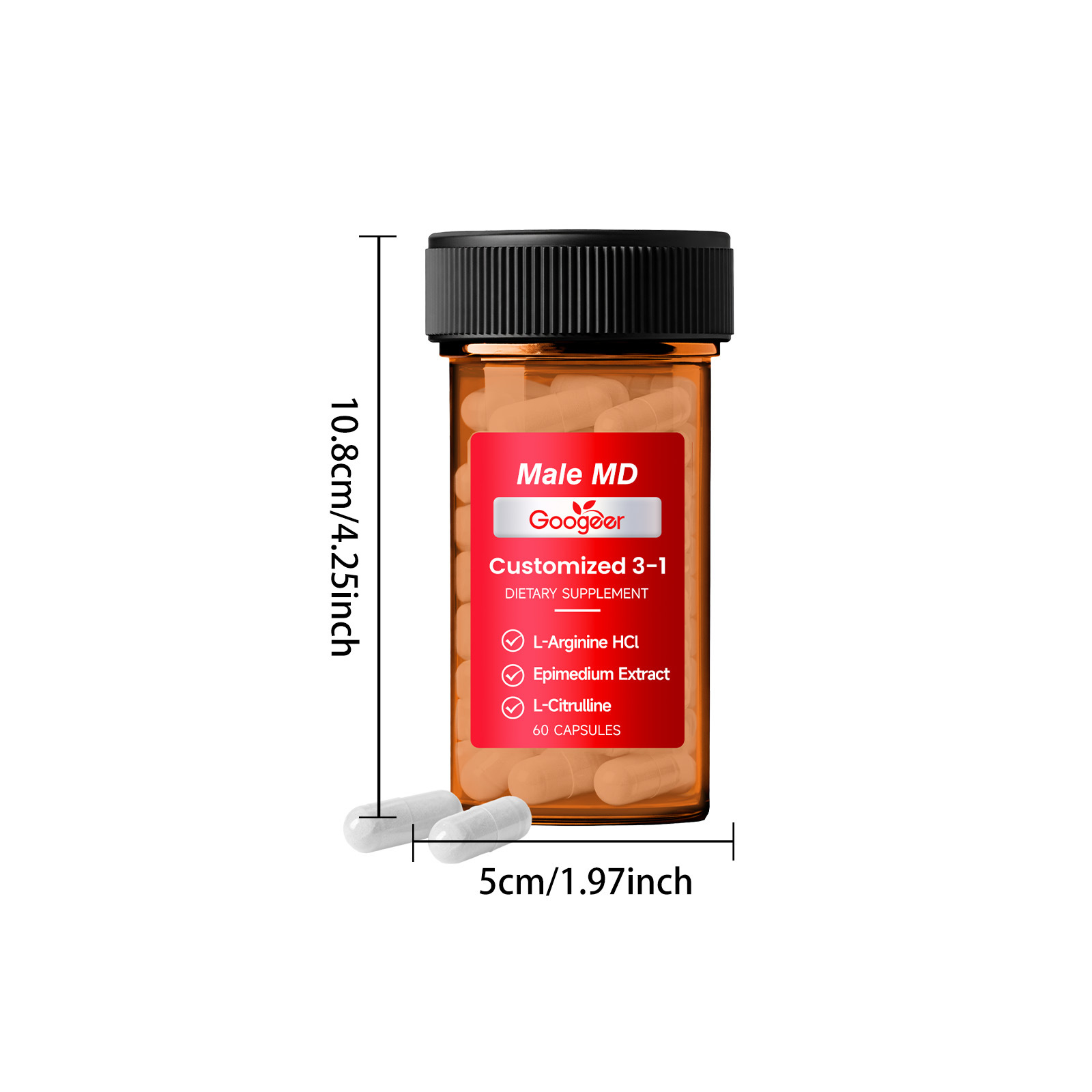 GOOGEER Men's Health Capsules  - Nutrition Fitness Supplements avaliação e preço