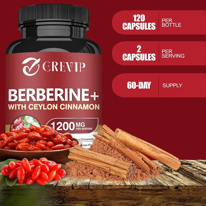 Premium Berberine HCl 1200 mg  - Berberine Hcl Capsule avaliação e preço