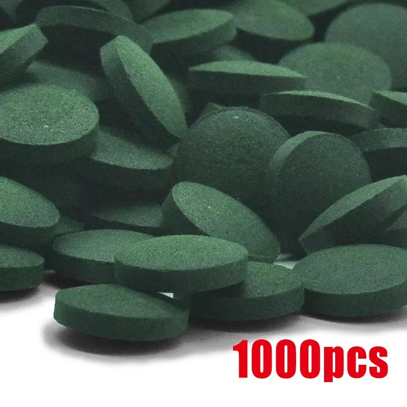 100/500/1000Pcs High Purity Sp - Spirulina Tablet Organic avaliação e preço