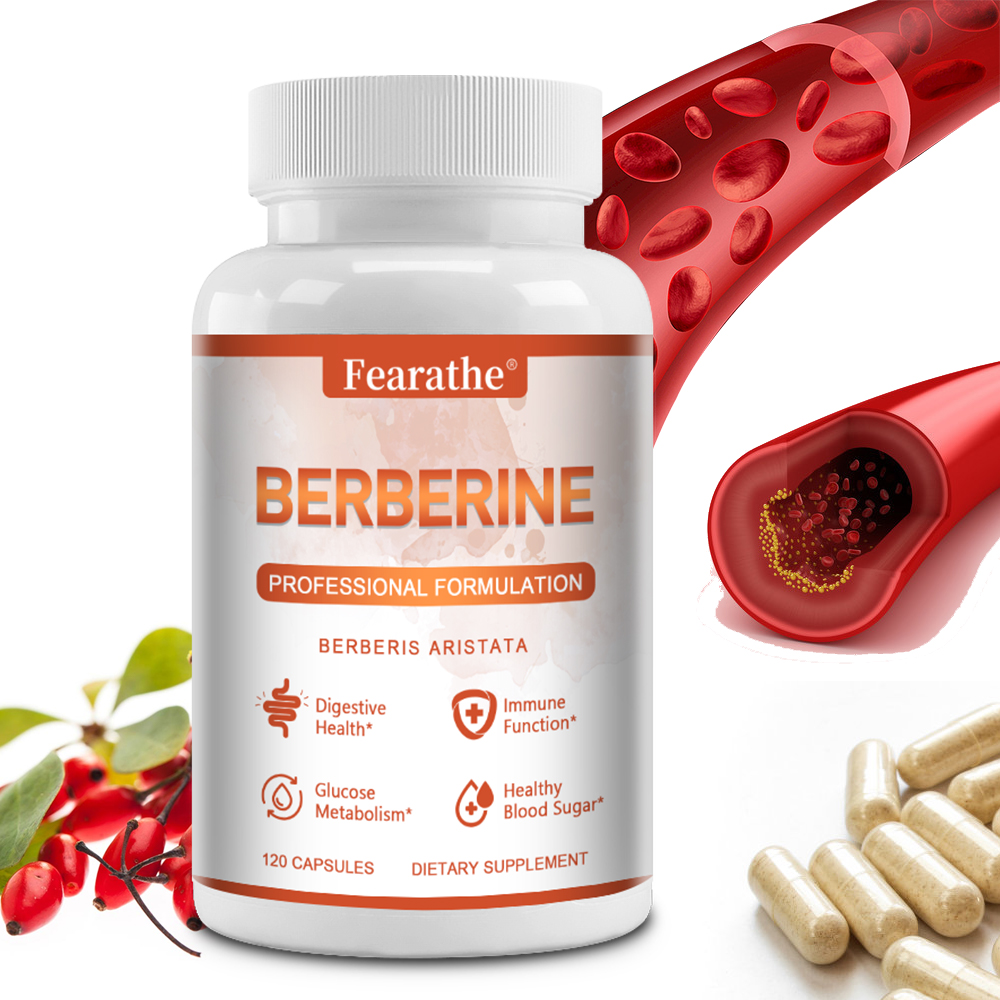 Berberine HCL Capsules 1200mg, - Berberine Hcl Capsule avaliação e preço
