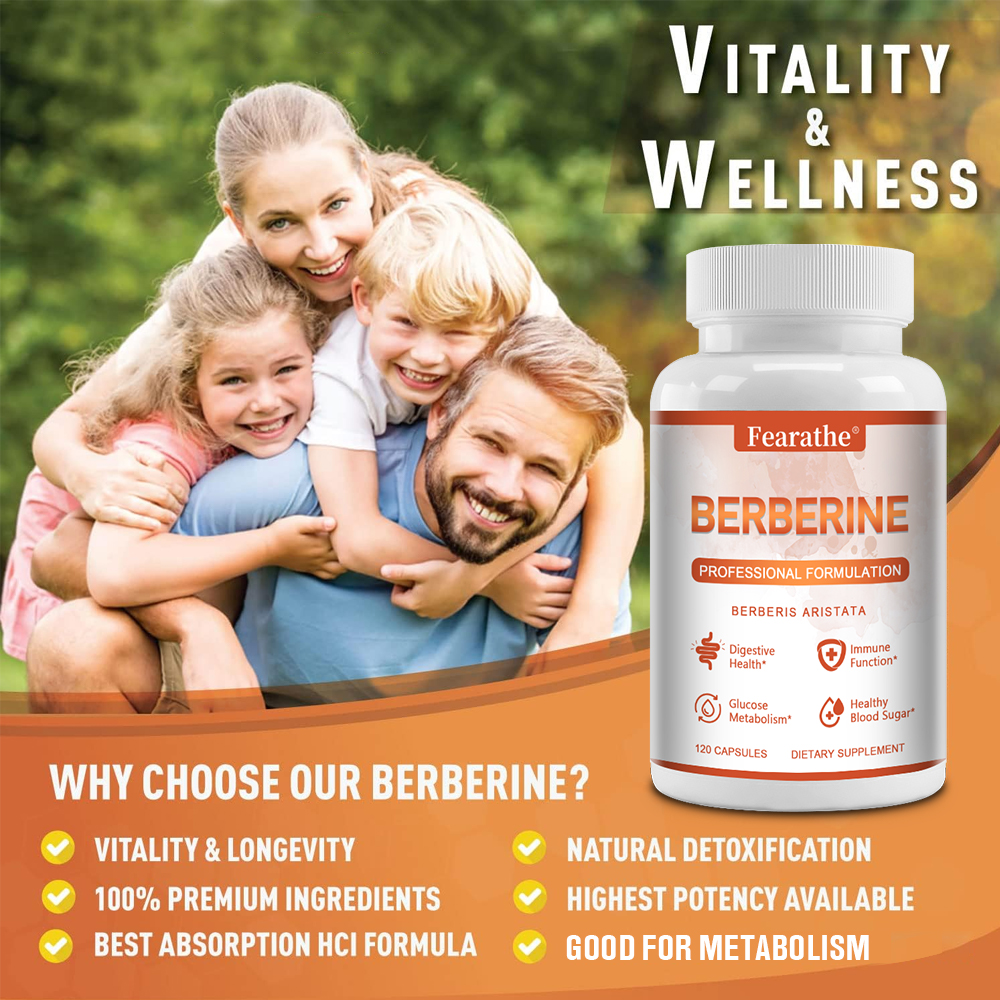 Berberine HCL Capsules 1200mg, - Berberine Hcl Capsule avaliação e preço