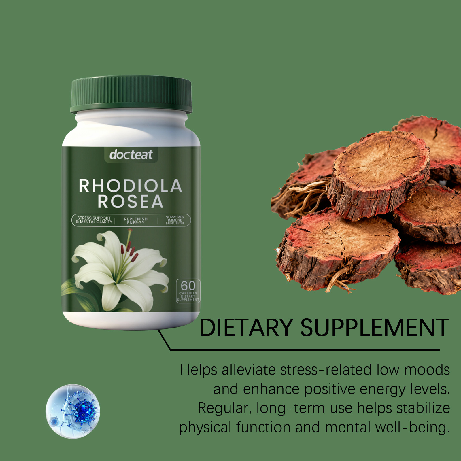 DOCTEAT Men's Health Capsules  - Nutrition Fitness Supplements avaliação e preço