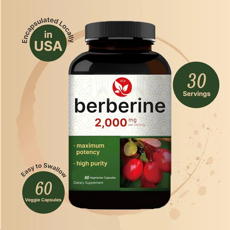 Berberine Supplement  60 Veget - Berberine Hcl Capsule avaliação e preço