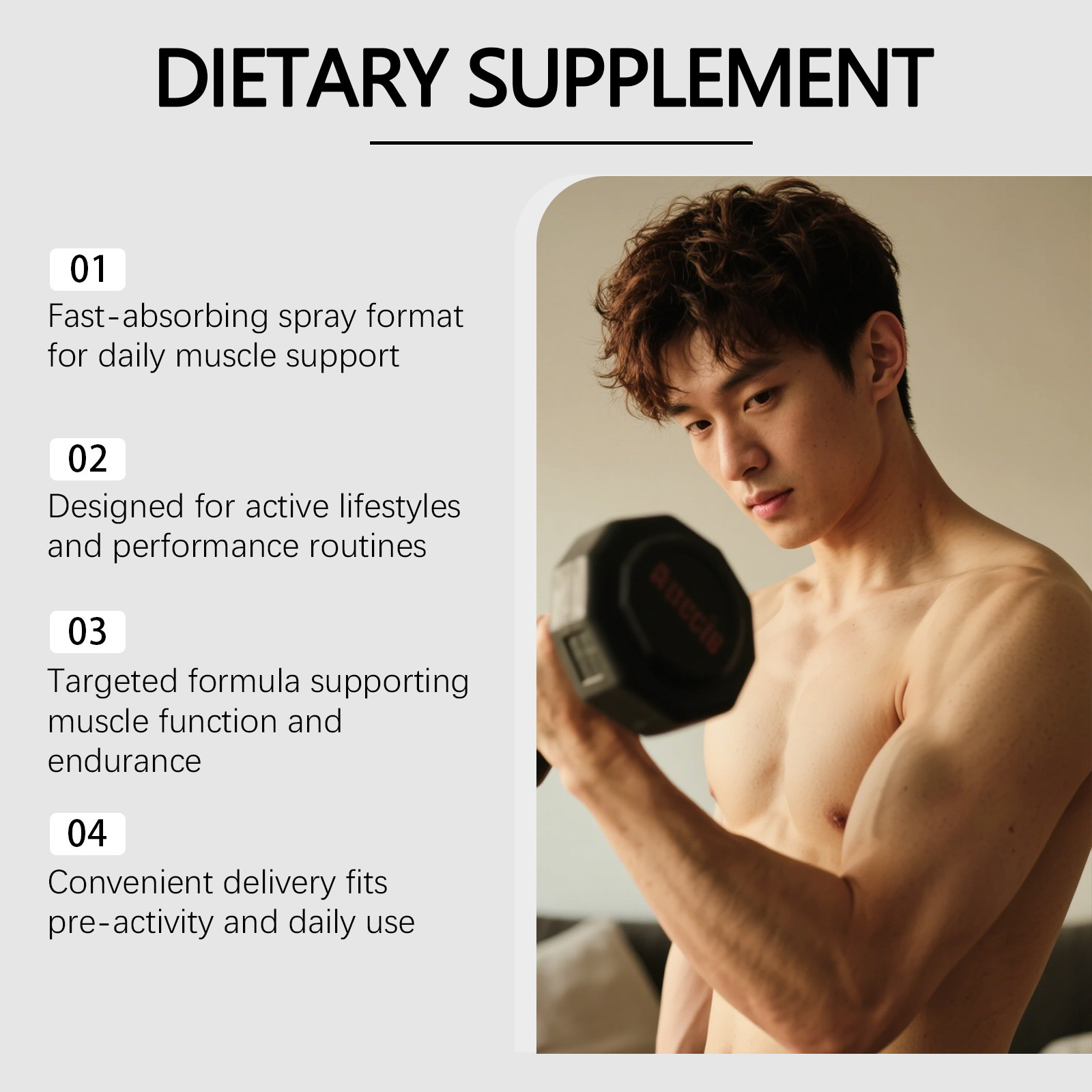Muscle Growth Spray Enhance Ph - Nutrition Fitness Supplements avaliação e preço