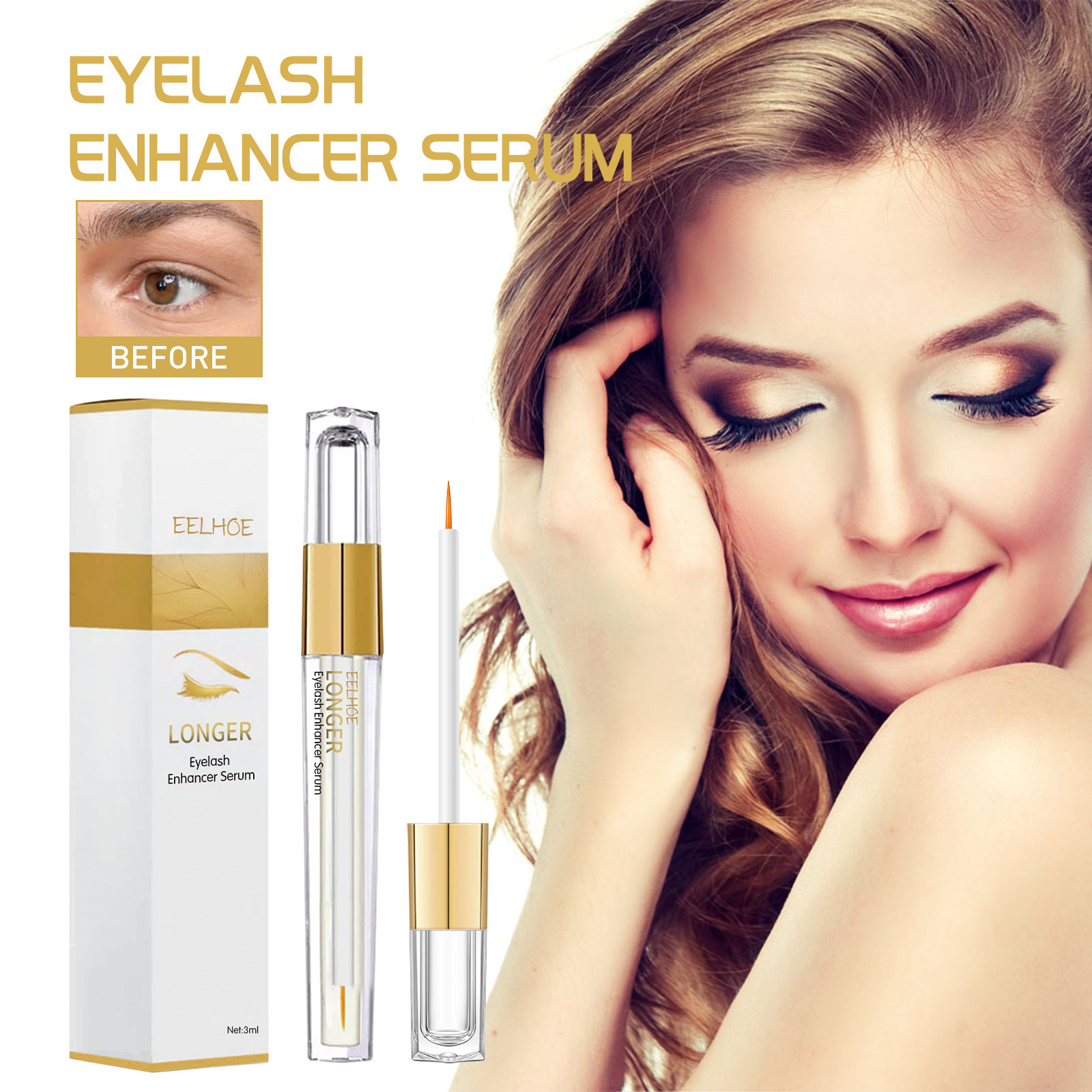 Eelhoe 3ml Eyelash Growth Seru - Lifted Nutrition & Fitness Reviews avaliação e preço