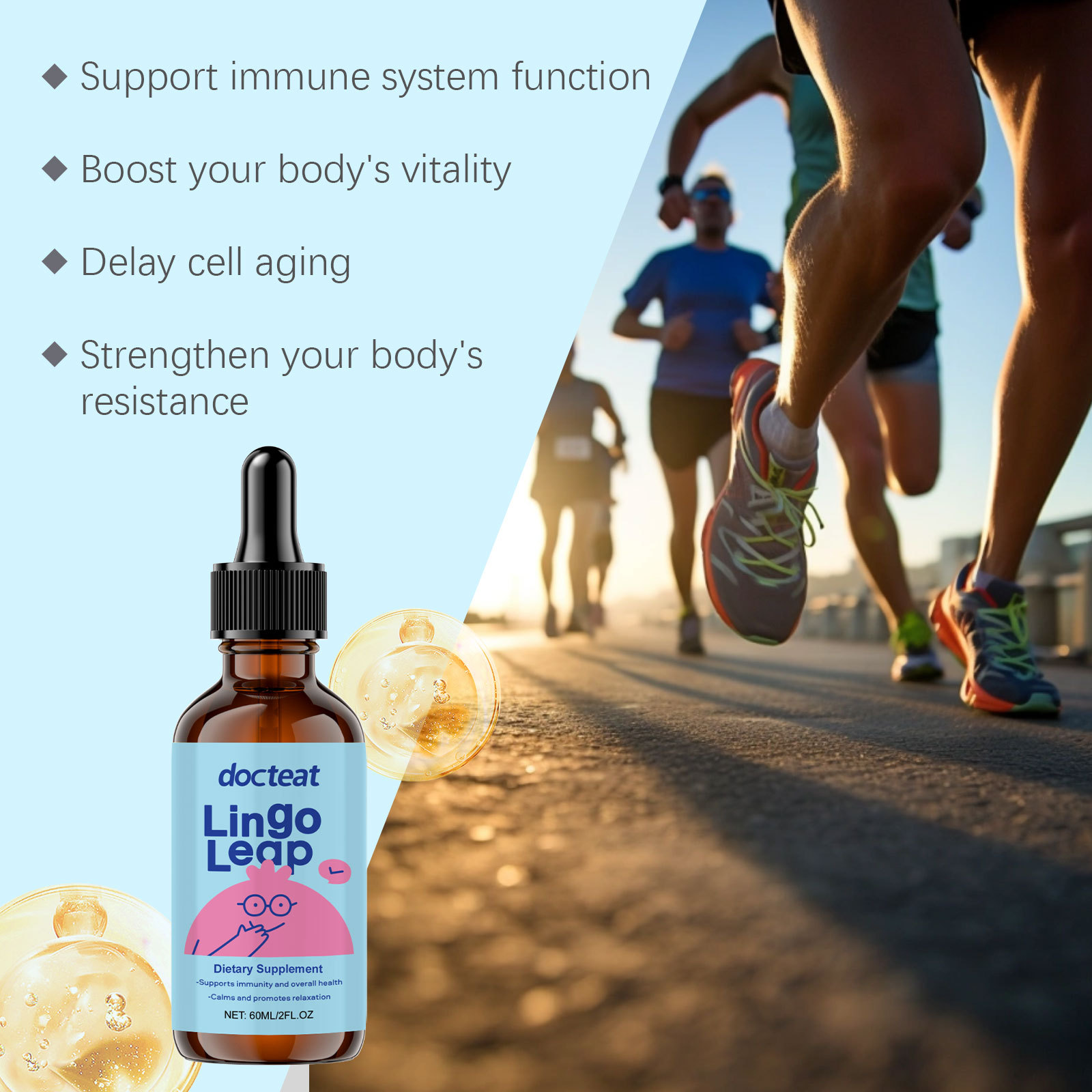 DOCTEAT Body Health Drops Impr - Nutrition Fitness Supplements avaliação e preço