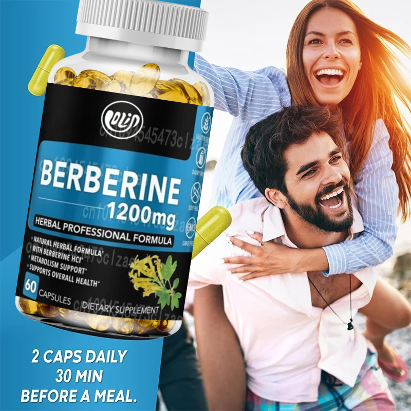 1200mg HCL Supplement, Healthy - Berberine Hcl Capsule avaliação e preço