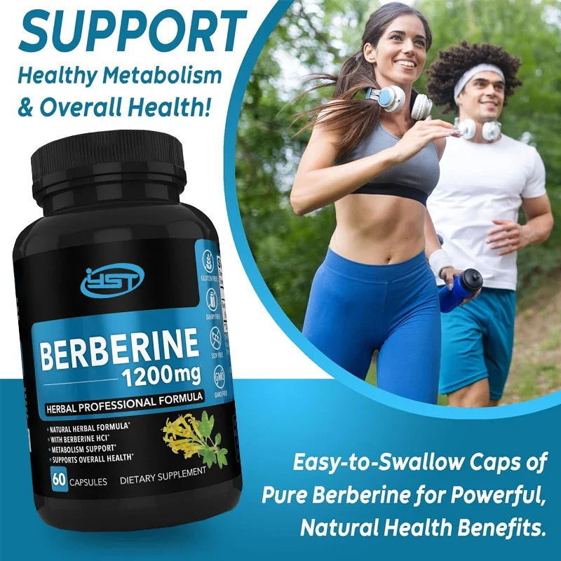 60 Capsules Berberine Suppleme - Berberine Hcl Capsule avaliação e preço