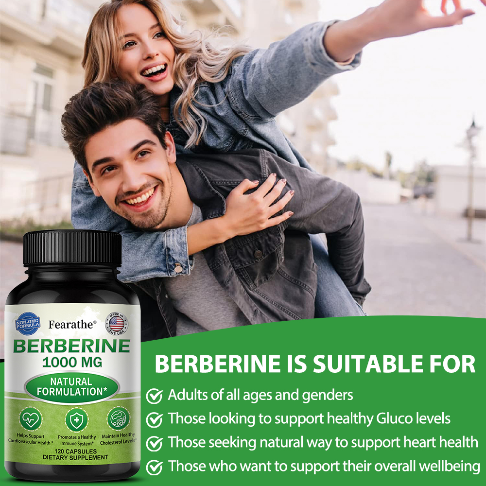 Berberine Supplement 1000mg Be - Berberine Hcl Capsule avaliação e preço