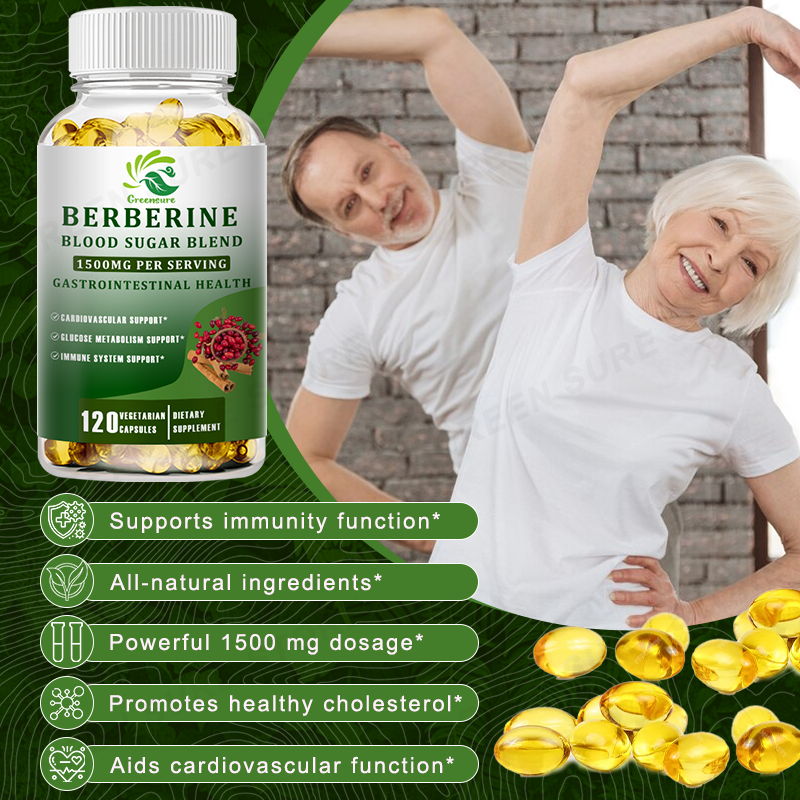 GREEBSUER Berberine for Metabo - Berberine Hcl Capsule avaliação e preço
