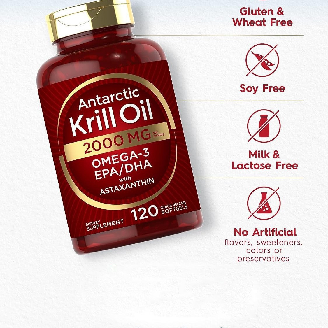 Krill oil soft capsules supple - Nutrition Fitness Supplements avaliação e preço