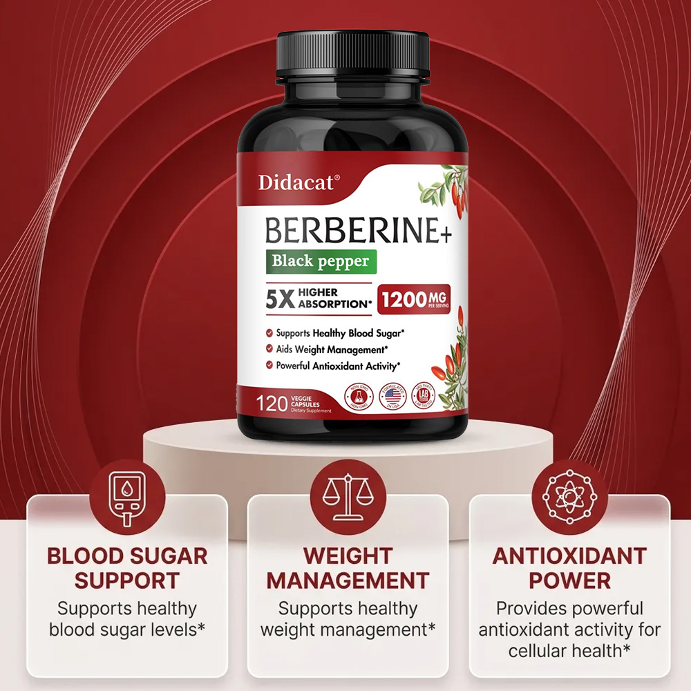 Berberine Supplement 1200mg -  - Berberine Hcl Capsule avaliação e preço