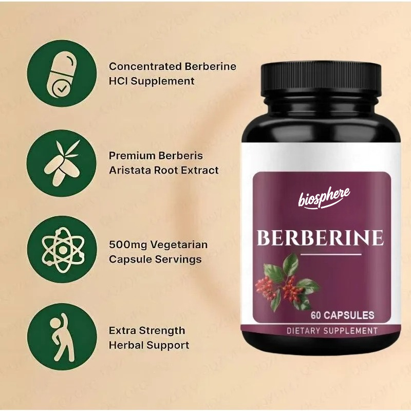 Berberine Supplement-60 vegeta - Berberine Hcl Capsule avaliação e preço