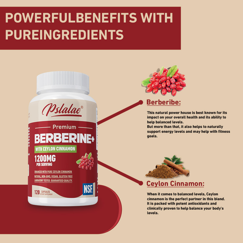 Berberine - Supports Heart and - Berberine Hcl Capsule avaliação e preço